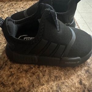 Adidas Kids Black Slip-On Sneakers